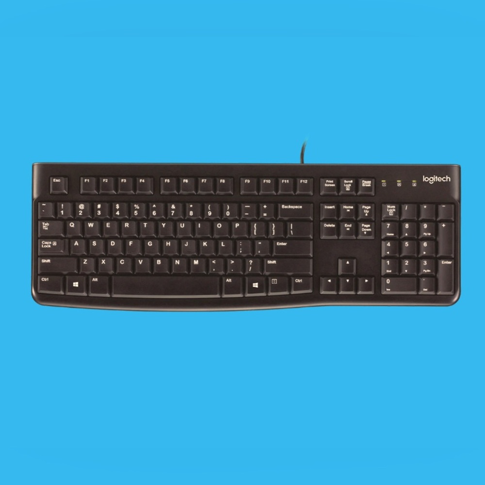 Logitech K120 Plug-and-Play USB Keyboard, Excellent Condition